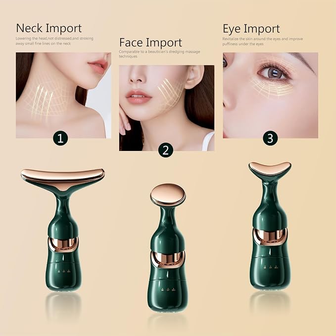 Firma 3-in-1 Facial & Neck Massager – Anti-Aging Skin Tightening Device